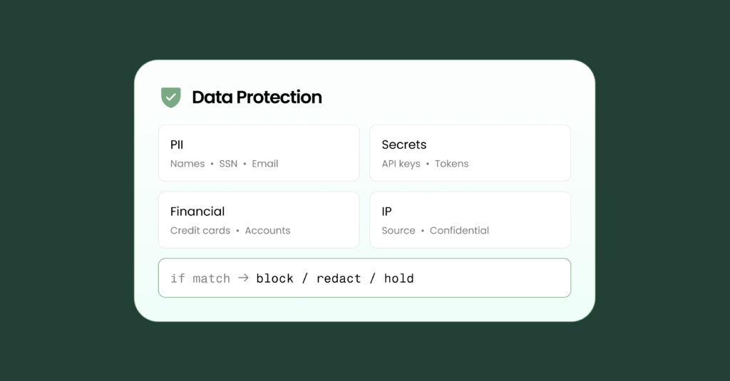 MCP with data protection